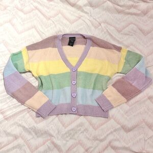 Hot Topic | Pastel Striped Cardigan